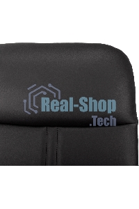 Кресло руководителя Бюрократ CH-610SL-Lux черный. эко.кожа. крестов. металл хром