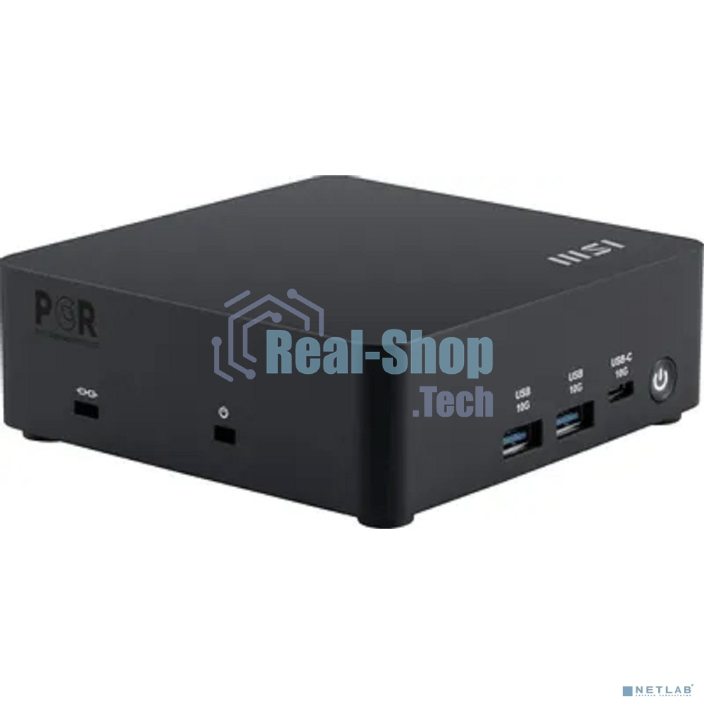 Мини ПК MSI Cubi NUC AI 1UMG-043XRU Core Ultra 5 125H (1.2) 16Gb SSD 512Gb Graphics CR без ОС 2xGbitEth WiFi BT 120W черный (9S6-B20911-043)