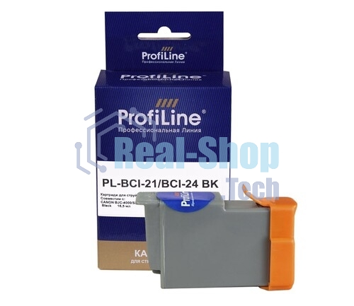 Картридж струйный ProfiLine PL-BCI-21 & BCI-24 для принтеров Canon BJC 4000/S200/S300 Black водн