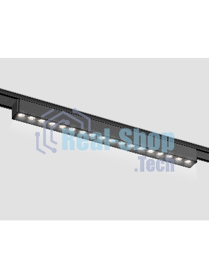 Светильник трековый светодиодный GV1416 BK черный IP20 18W 4200K 48V 24° 338*26*24