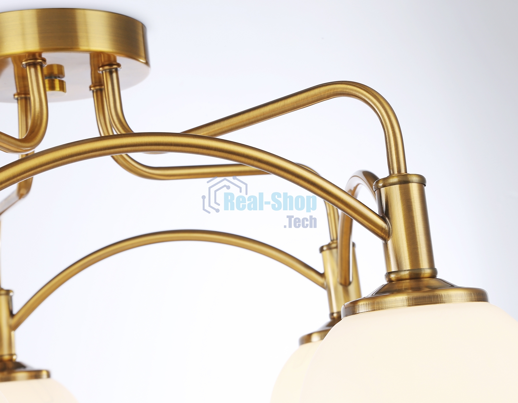 Светильник Ambrella light TR3212/5 GD/FR золото/белый матовый E27*5 max 40W D560*302