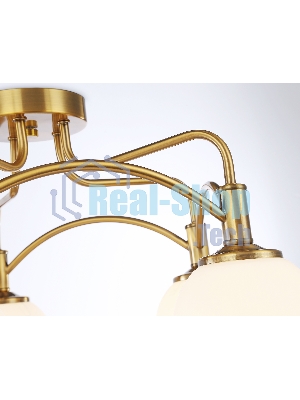 Светильник Ambrella light TR3212/5 GD/FR золото/белый матовый E27*5 max 40W D560*302