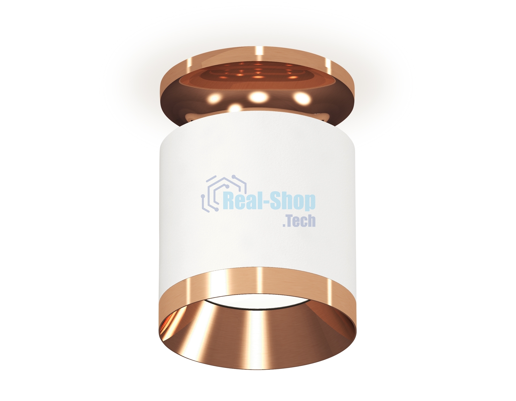 Светильник Ambrella Light XS7401141 SWH/PPG белый песок/золото розовое полированное MR16 GU5.3 (N7930, C7401, N7035)