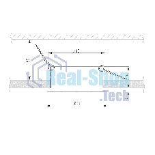 25022/LED / Светильник встраиваемый 5W 4200K BK черный