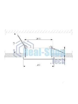 25022/LED / Светильник встраиваемый 5W 4200K BK черный