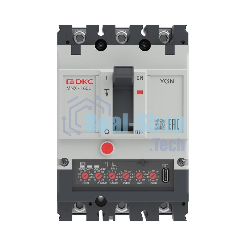 Выключатель автоматический DKC YON pro MNX160L 3P 160A 70kA при AC415V расц. ETS.