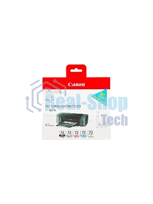 Картридж струйный Canon PGI-72 PBK/GY/PM/PC/CO Multi Pack (510 стр. 5 шт по 14 мл) для Canon PIXMA PRO-10, PRO-10S