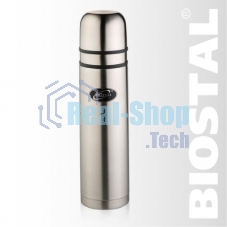 Термос с узкой горловиной Biostal NB-1000 K2, 2 чашки, 1.0 л. (в уп. 12 шт)