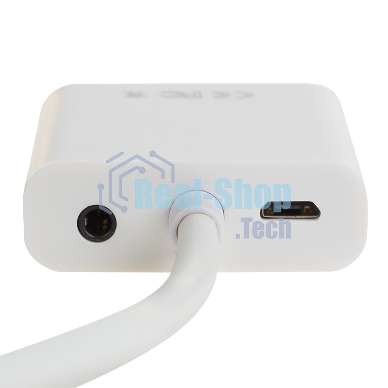Переходник Rexant шт. HDMI - гн. VGA (провод) + 3. 5 мм Аудио с питанием