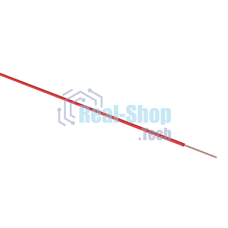 Провод автомобильный ПГВА/ПВАМ Rexant 1х0,75 мм, красный, мини-бухта 5 м