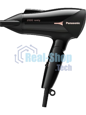 Фен Panasonic EH-NE66-K865 черный, 2000 Вт, ионизация, компактный