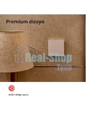 Выключатель умный Aqara Smart wall switch H1 ((with neutral, single rocker) WS-EUK03