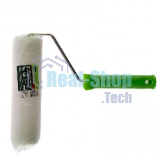 Валик Сибртех Искусственный мех с ручкой, 200 мм,ворс 15 мм, D 48 мм, D руч. 6 мм, полиэстер