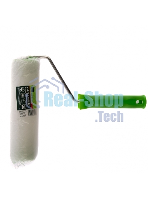 Валик Сибртех Искусственный мех с ручкой, 200 мм,ворс 15 мм, D 48 мм, D руч. 6 мм, полиэстер