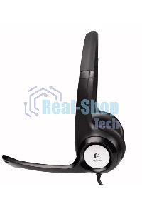 Гарнитура проводная Logitech Headset Logitech H390 USB черный