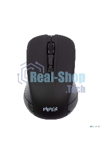 Мышь беспроводная HIPER HOMW-101-BT черный, 1600 dpi, радиоканал, USB, кнопки - 4