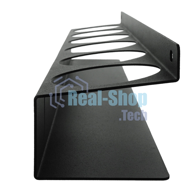 Держатель-органайзер Rexant для баллончиков, настенный, с крючками, черный