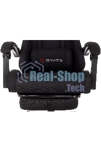 Кресло игровое Zombie Shadow черный Neo Black с подголов. крестов. пластик подст. для ног пластик черный