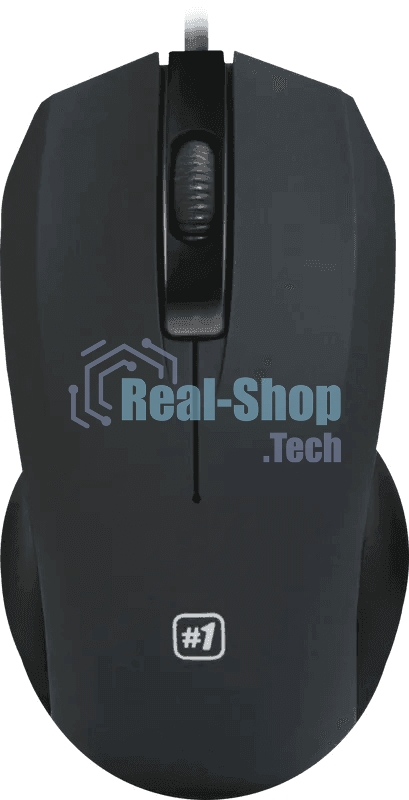 Мышь проводная Defender MM-310 черный, 1000 dpi, USB, кнопки - 3