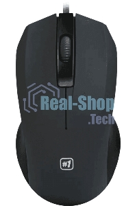 Мышь проводная Defender MM-310 черный, 1000 dpi, USB, кнопки - 3
