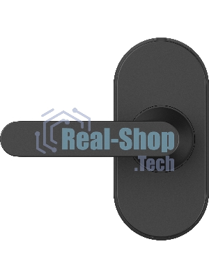 Умный замок Aqara Smart Door Lock U300 навесной разбл.отпеч.паль./код/пар/NFC/прил/мех.кл черный (DL-D02D BL)