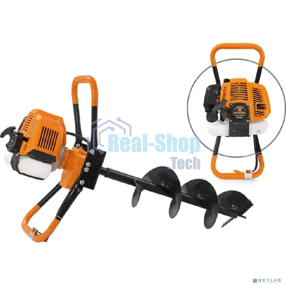 Мотобур Carver AG-43/000 бытовой 2-х такт. 1250Вт 1.7л.с. 43см3 6500об/мин (01.003.00038)