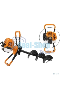 Мотобур Carver AG-43/000 бытовой 2-х такт. 1250Вт 1.7л.с. 43см3 6500об/мин (01.003.00038)