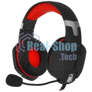 Гарнитура SmartBuy Rush Taipan чёрный-зеленый, проводная, USB, подсветка