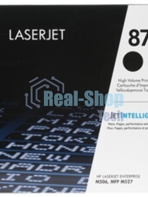 Тонер Картридж HP 87X CF287X черный для HP LJ Ent M506/M527 (18000стр.)