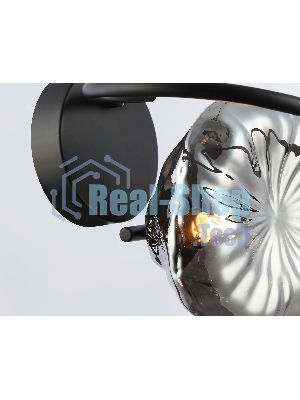 Светильник Ambrella light LH15005 BK/SM черный/дымчатый G9 max 40W 195*210*170