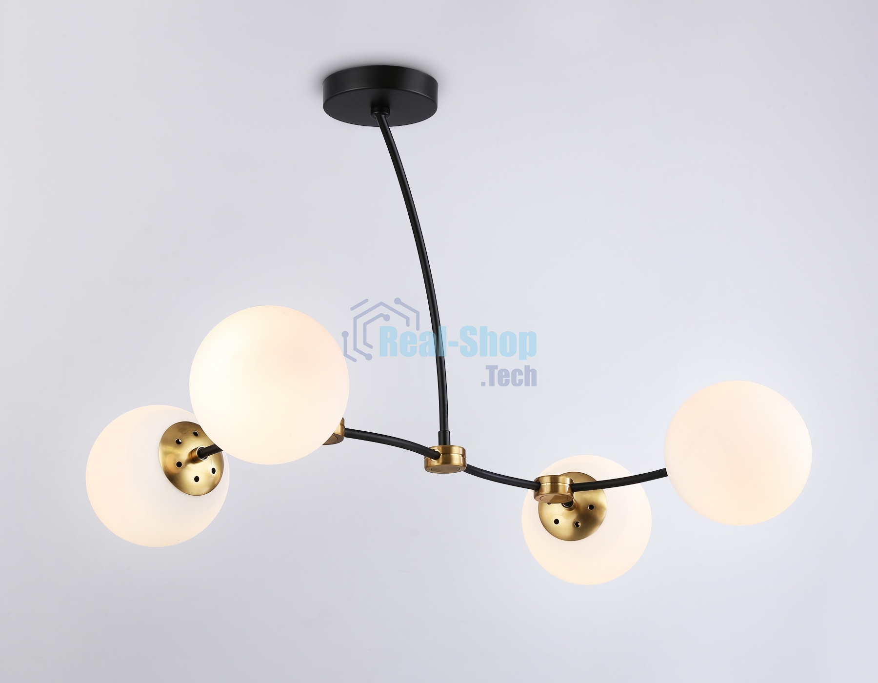 Светитльник Ambrella Light TR2544/4 BK/SB черный/бронза E27/4 max 60W 700*450*450