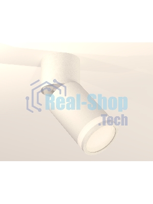 Комплект накладного поворотного светильника Ambrella light XM6312084 SWH/WH/FR белый песок/белый/белый матовый MR16 GU5.3 (A2220, C6312, N6220)