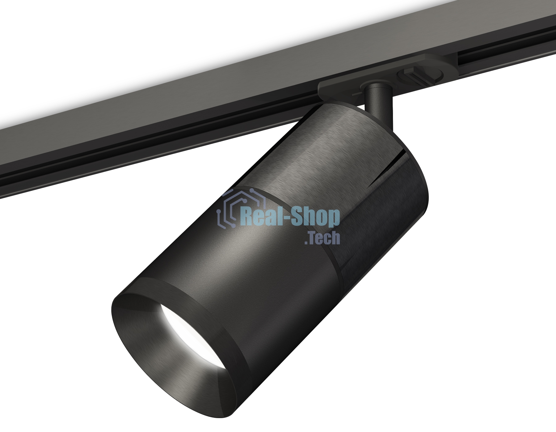 Светильник Ambrella light XT7402050 SBK/DCH/PBK черный песок/черный хром/черный полированный MR16 GU5.3