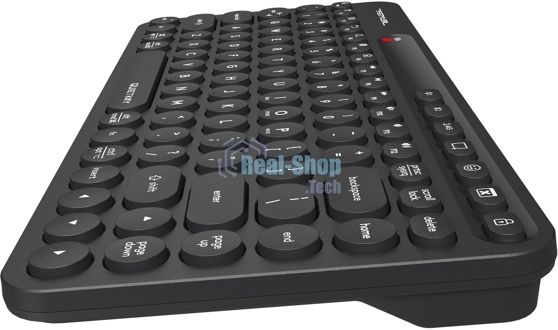 Клавиатура беспроводная A4Tech Fstyler FBK36C AS, USB, Bluetooth/Радиоканал, черный