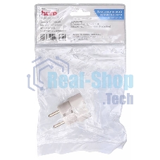 Сетевой разветвитель Buro BU-PS2F-W (2 розетки) белый (пакет ПЭ)