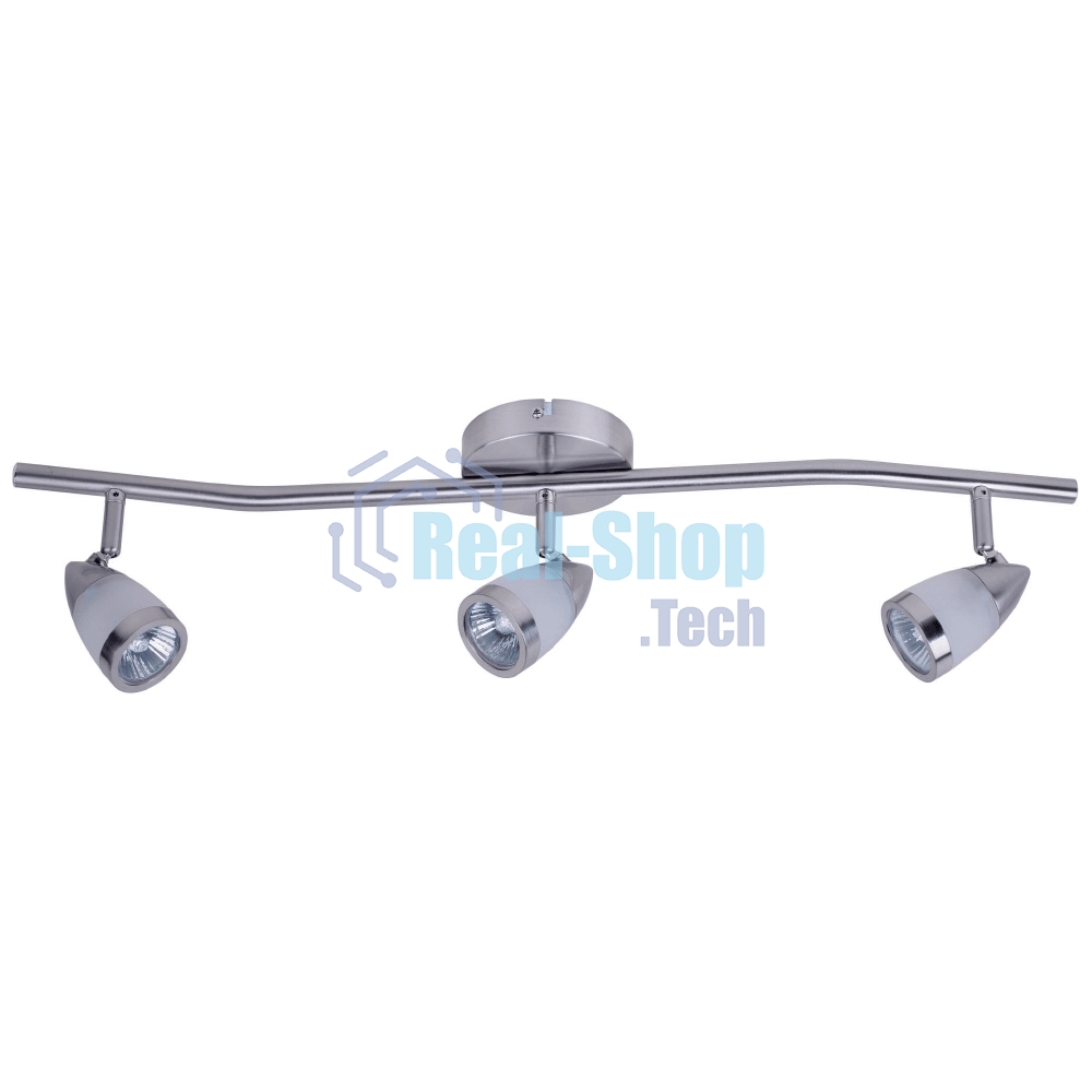 Светильник Hiper Светильник встраиваемый Сатин/Никель H077-3 Поворотный, мощность ламп до 50Вт Размер 18х13х55