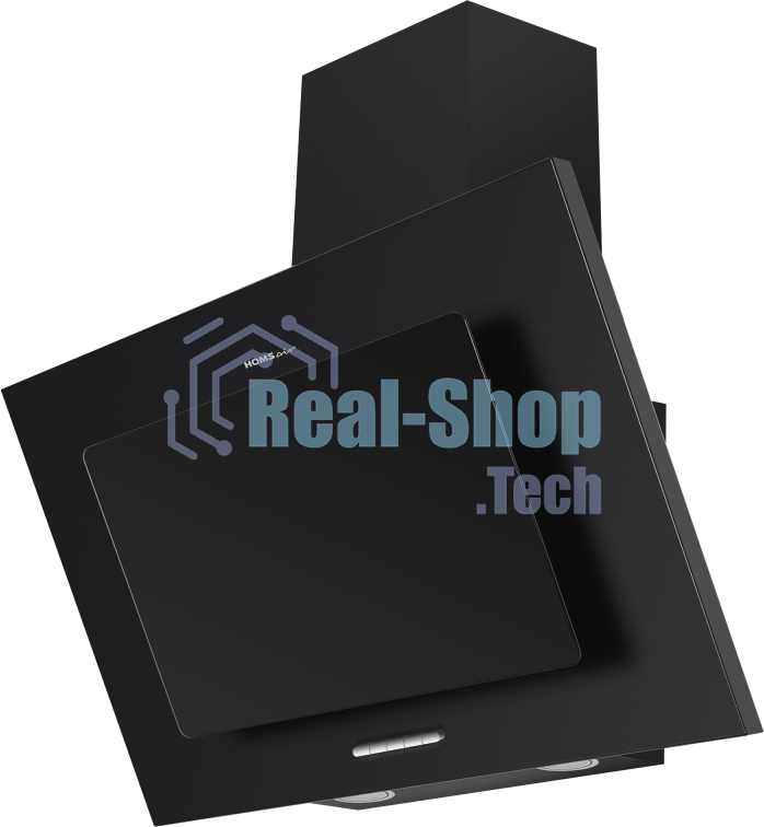 Вытяжка наклонная HOMSair BELL 60 черный, 60 см, 650 куб. м/ч, 47 дБ