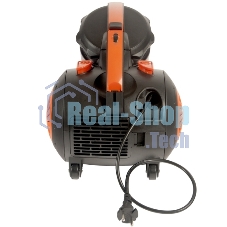 Пылесос Mystery MVC-1124 черный/оранжевый, 300/2000 Вт, уборка сухая, пылесборник контейнер 5 л