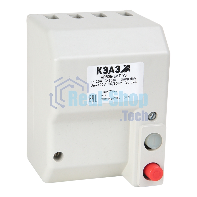Выключатель автоматический АП50Б 3МТ 25А 10Iн 400AC У3 КЭАЗ 107275