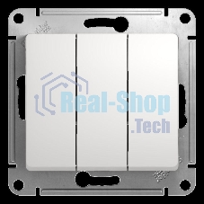 Механизм выключателя 3-кл. СП Glossa 10А IP20 10AX бел. SchE GSL000131
