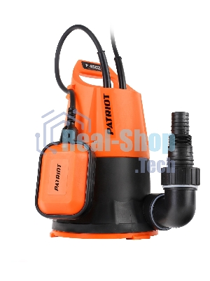 Насос садовый дренажный Patriot F 450 Z 450Вт 8000л/час