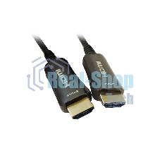 Кабель аудио-видео Digma HDMI 2.0 AOC HDMI (m)/HDMI (m) 30м. позолоченные контакты черный