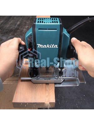 Фрезер Makita RP0900K 900Вт,27000об\м,ход-35мм,цанга-6\8мм,2.7кг,чем