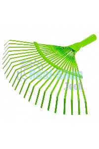 Грабли веерные стальные Palisad, 425 мм, 22 плоских зуба, эмалированные, без черенка