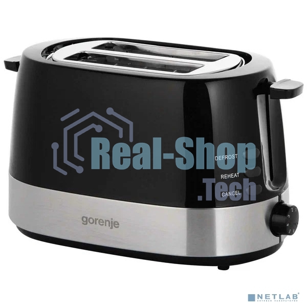 Тостер Gorenje T850BK 850Вт черный/серебристый