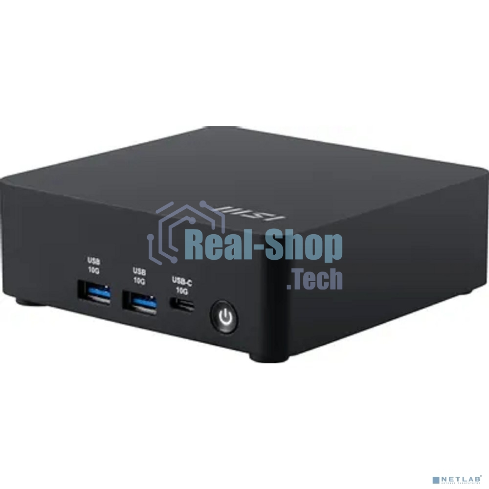 Мини ПК MSI Cubi NUC AI 1UMG-043XRU Core Ultra 5 125H (1.2) 16Gb SSD 512Gb Graphics CR без ОС 2xGbitEth WiFi BT 120W черный (9S6-B20911-043)