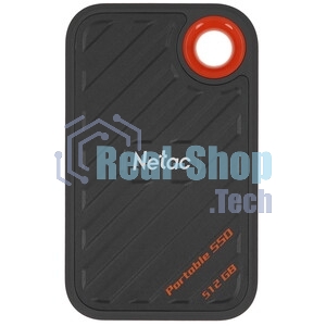Внешний SSD Netac ZX20 II, 512 Gb, USB 3.2 Gen 2x2 Type-C, R/W 2000/1800, черный