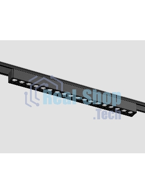 Светильник трековый светодиодный GV1416 BK черный IP20 18W 4200K 48V 24° 338*26*24