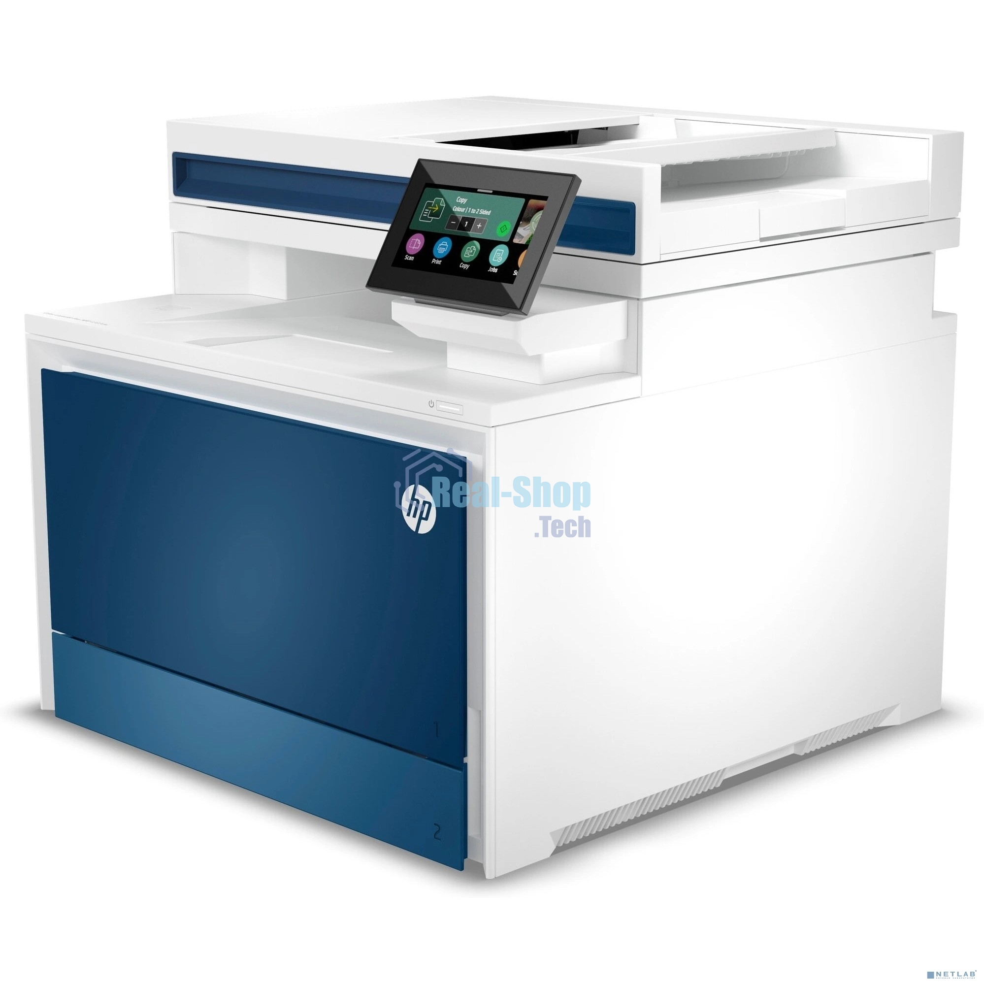 МФУ лазерное HP Color LaserJet Pro MFP 4303dw (5HH65A), A4, цветной, печ. 33 стр/мин., скан. до 44 изобр/мин. (ч/б) 35 изобр/мин. (цвет), 600x600 dpi (печать) 1200x1200 dpi (скан.), USB 2.0, Ethernet (RJ-45), Bluetooth