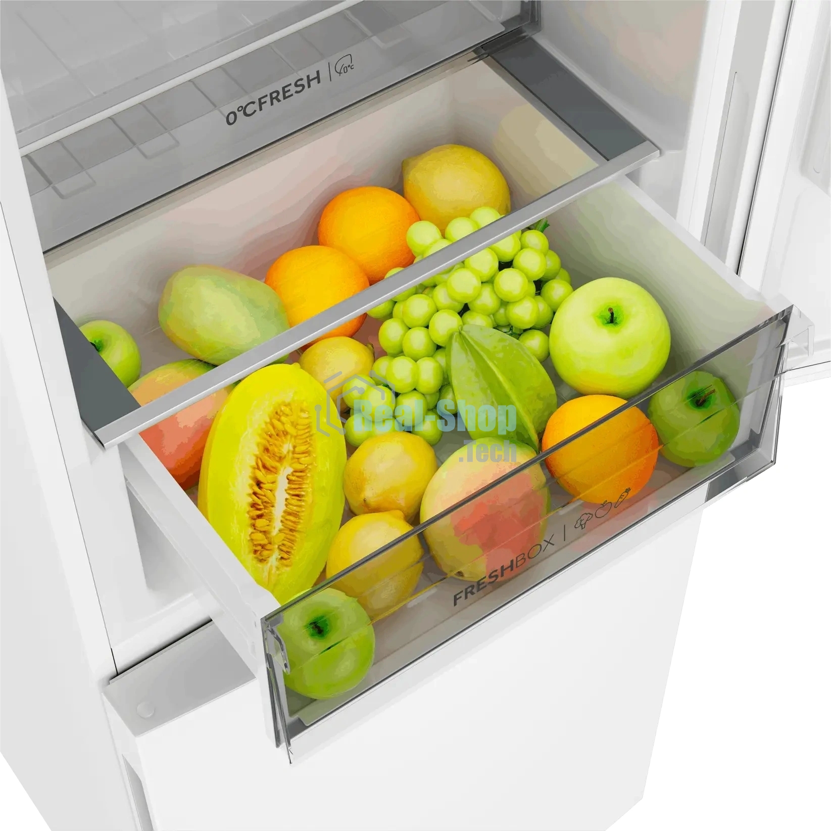 Холодильник Haier CEF530CWRG белый двухкамерный 207/91л морозилка снизу, No Frost